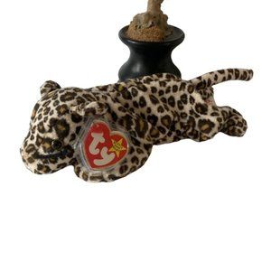 FRECKLES The Leopard Cheetah TY Beanie Baby 1996 Retired Stuffed Animal